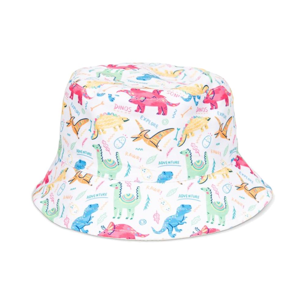 Boys Dinosaur Cotton Bucket Hat (3-6 Years)