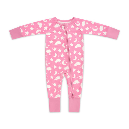 Bamboo Viscose Zipper Sleepsuit