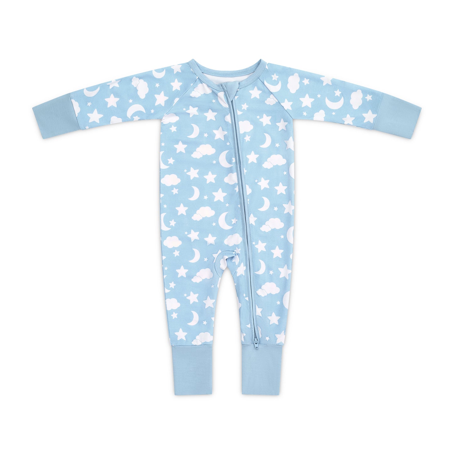 Bamboo Viscose Zipper Sleepsuit