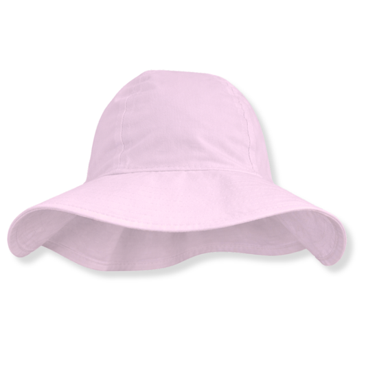 Baby Girls Wide Brim Cotton Sun Hat