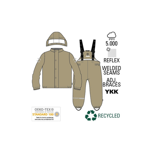 Mikk-line 5000mm PU Waterproof Suit