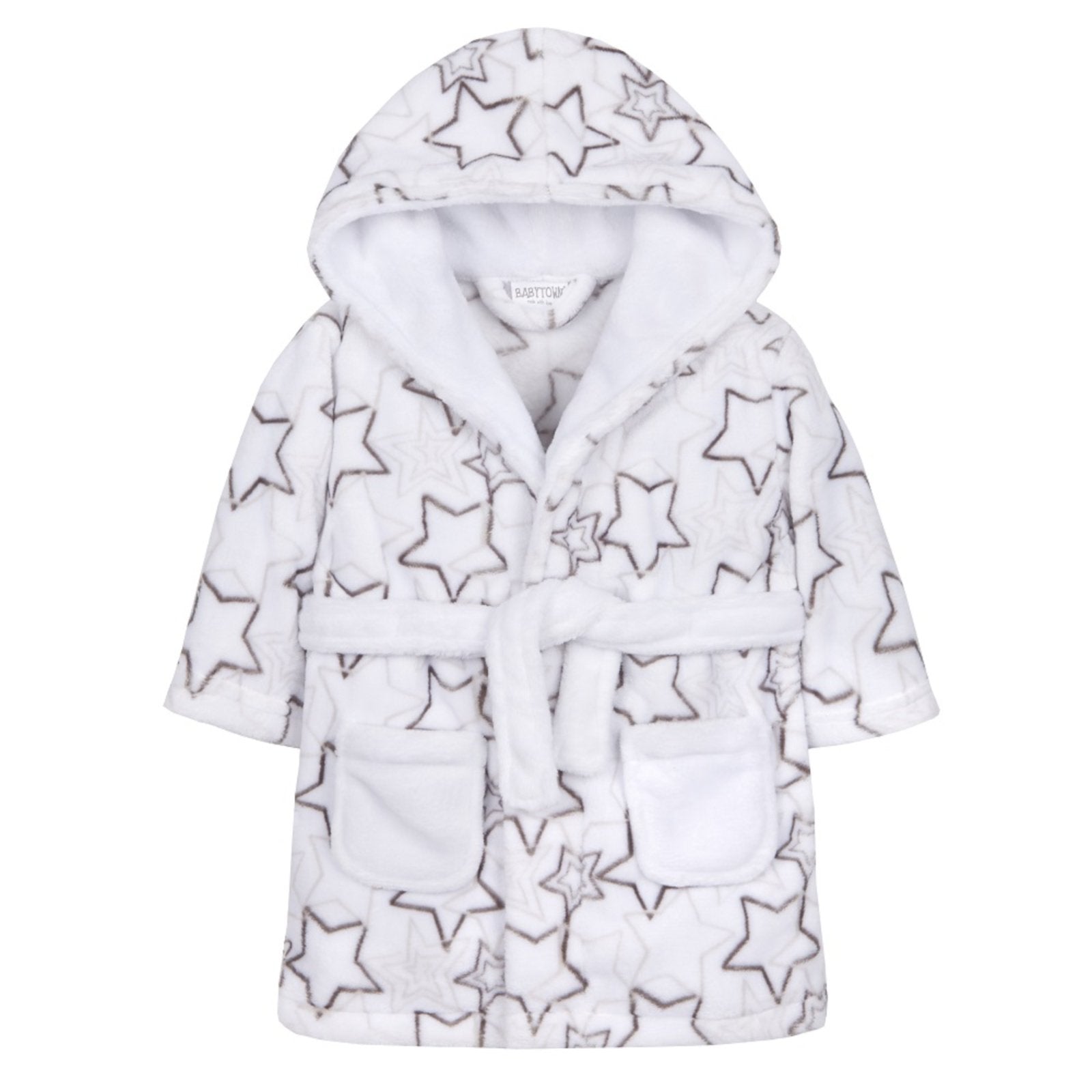 grey star dressing gown LTS Tall Light Grey Star Embossed Dressing Gown