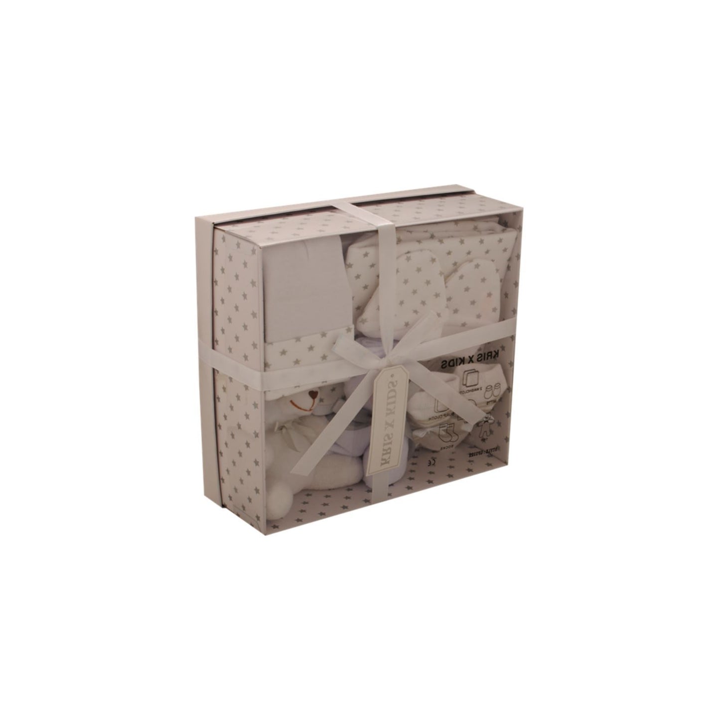 Baby Gift Box - 100% Cotton Clothing, White