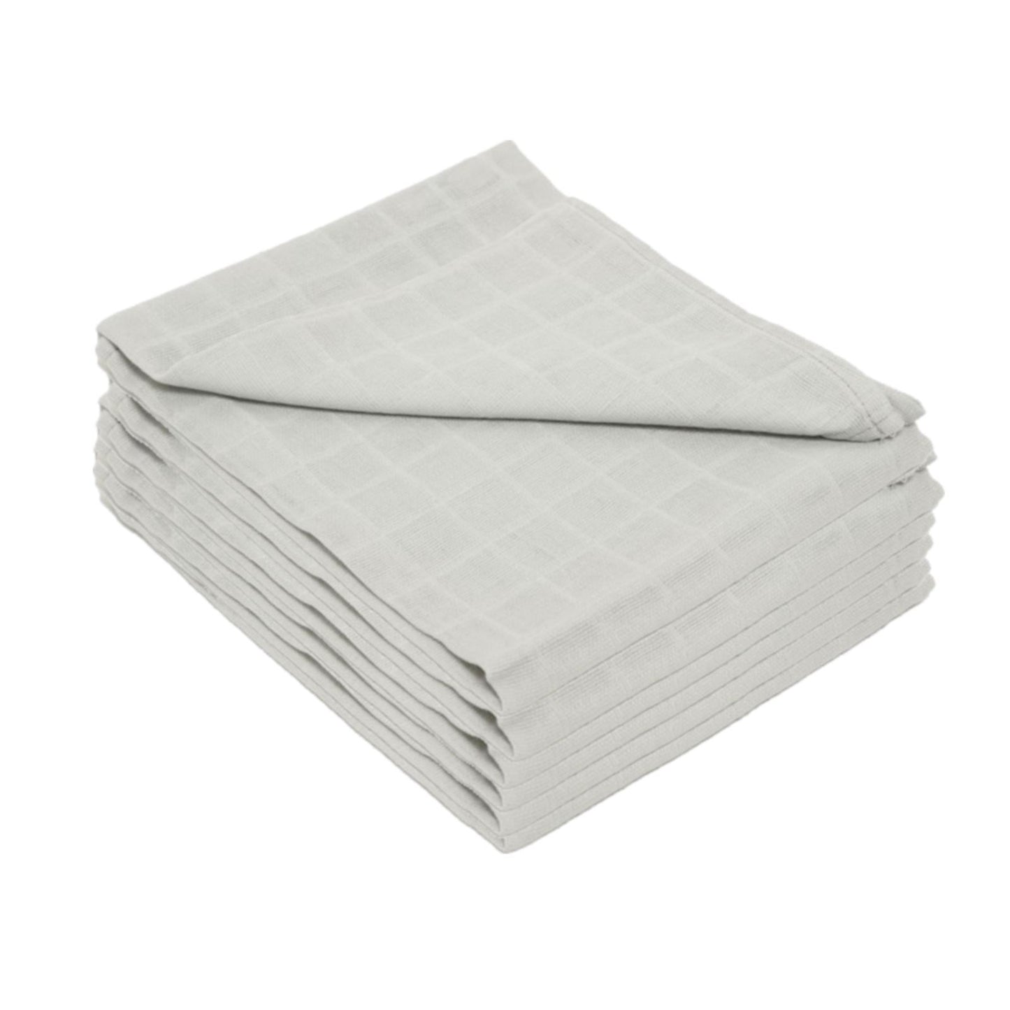 Baby Muslin Cloths, Muslin Squares - Boys, Girls, 6 Pack - Grey