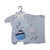 Baby Boys 7 Piece Layette Gift Set - Blue, 100% Cotton Clothing
