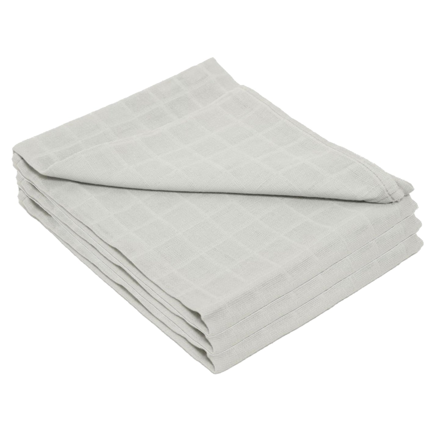 Baby Muslin Cloths, Muslin Squares - Boys, Girls, 3 Pack - Grey