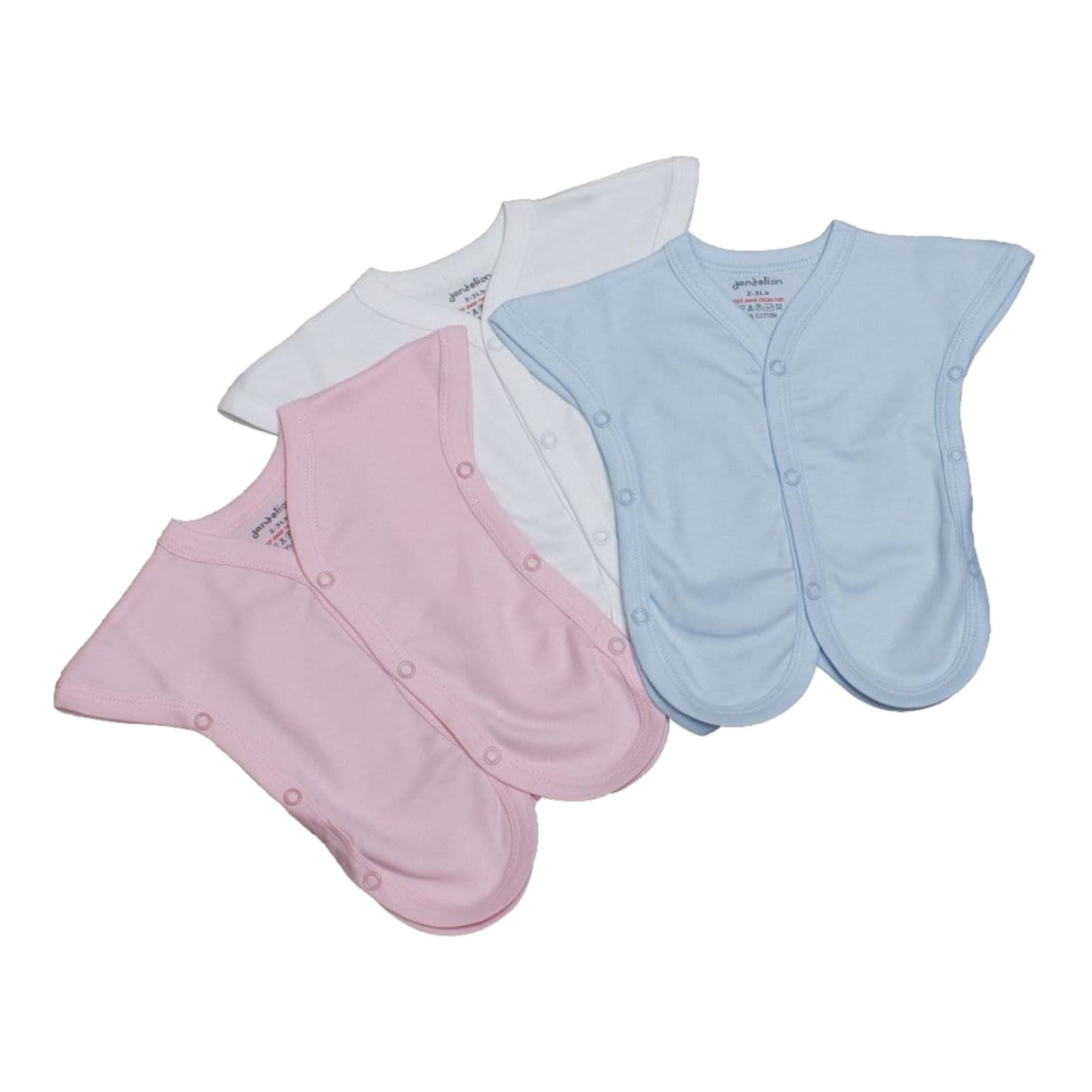 Premature Baby Incubator Vests, Preemie Cotton Sleeveless Bodysuit