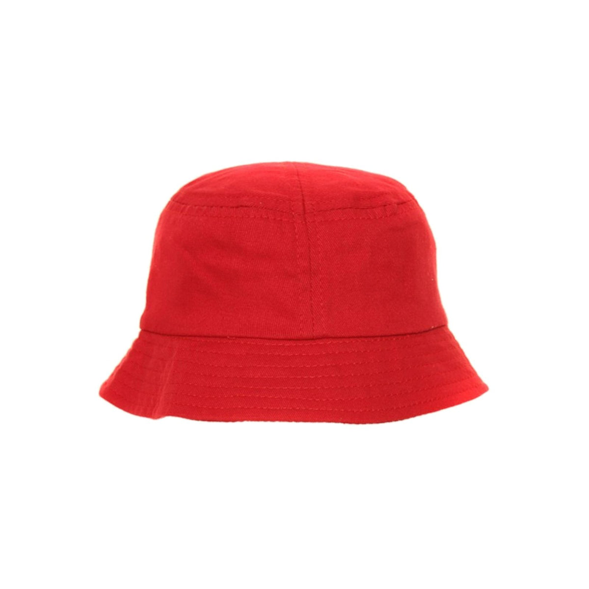 Kids red top bucket hat