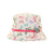Baby Girls Bucket Hat - Butterfly Design - 100% Cotton