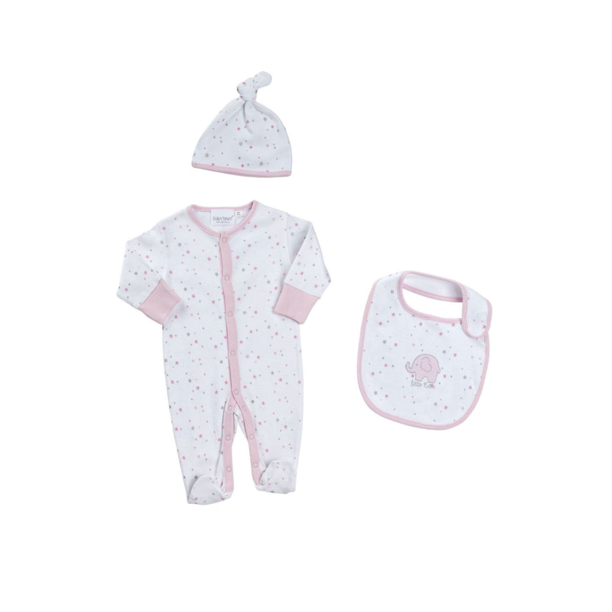 Little Cutie Elephant 3 Piece Layette Set