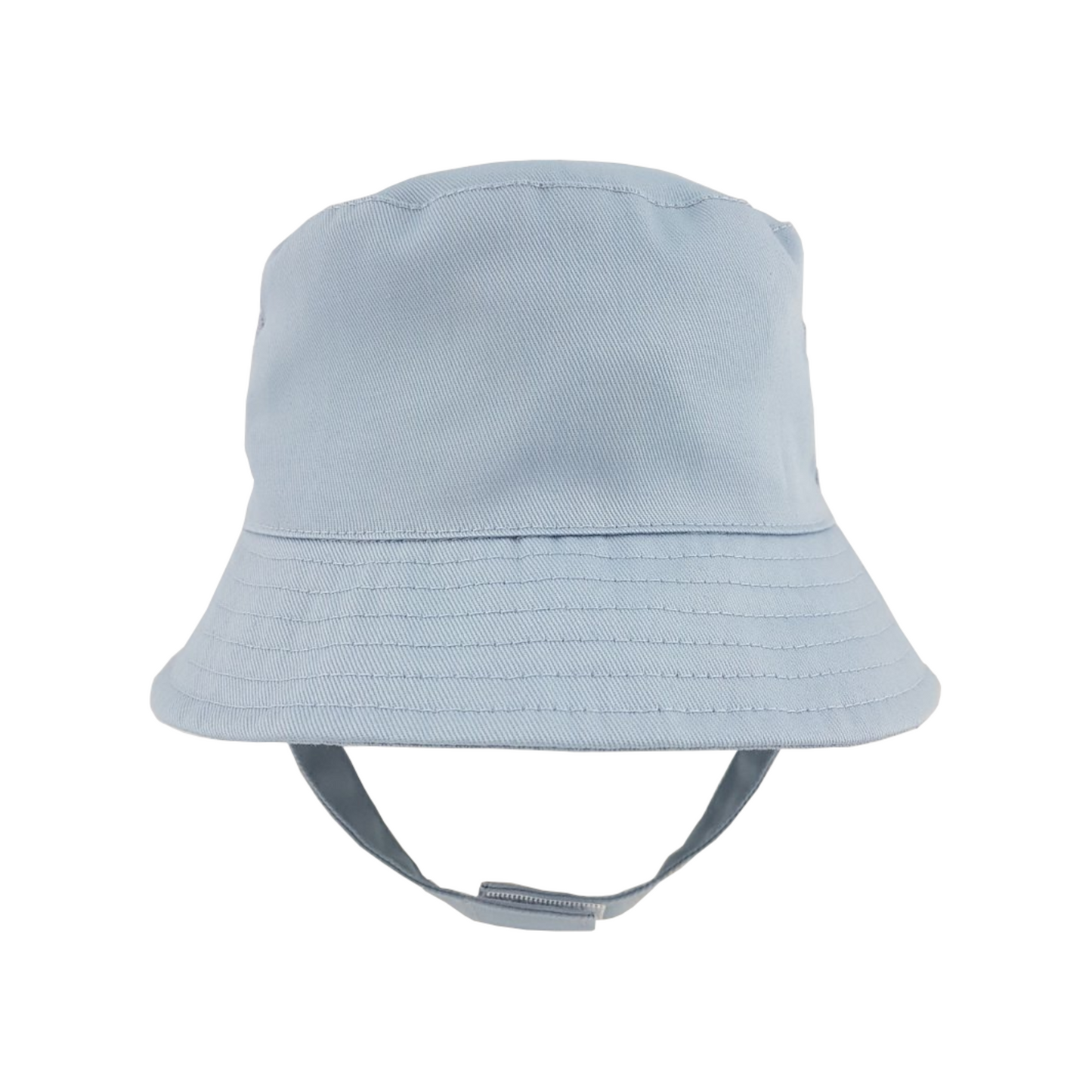 Cotton Bucket Hat with Chin Straps