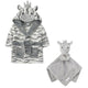 Zebra Face Dressing Gown & Comforter Set 0-6 Months