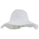 Girls Wide Brim Cotton Sun Hat - 0-3 Months to 2 Years