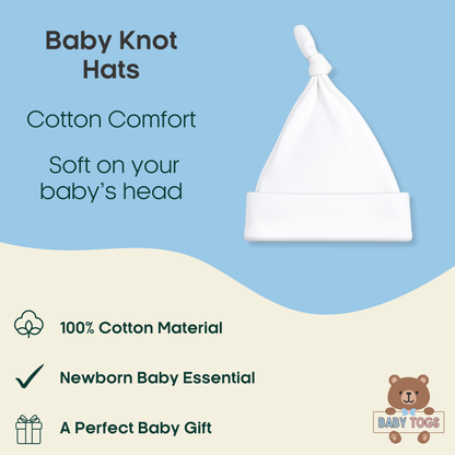 Baby Togs Knot Hat 2 Pack