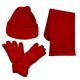Kids Winter Fleece Accessories Set - Hat, Gloves And Scarf