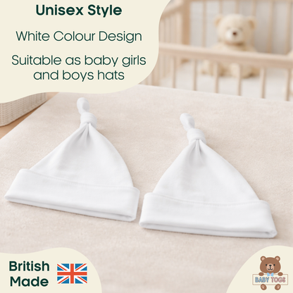 Baby Togs Knot Hat 2 Pack