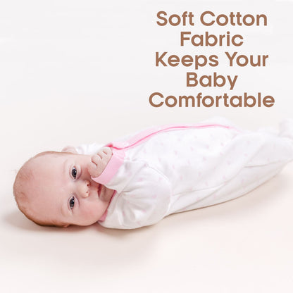 Baban Baby Premature Round Neck Sleepsuits - 2 Pack