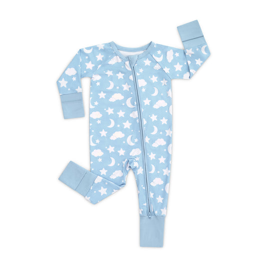 Bamboo Viscose Zipper Sleepsuit