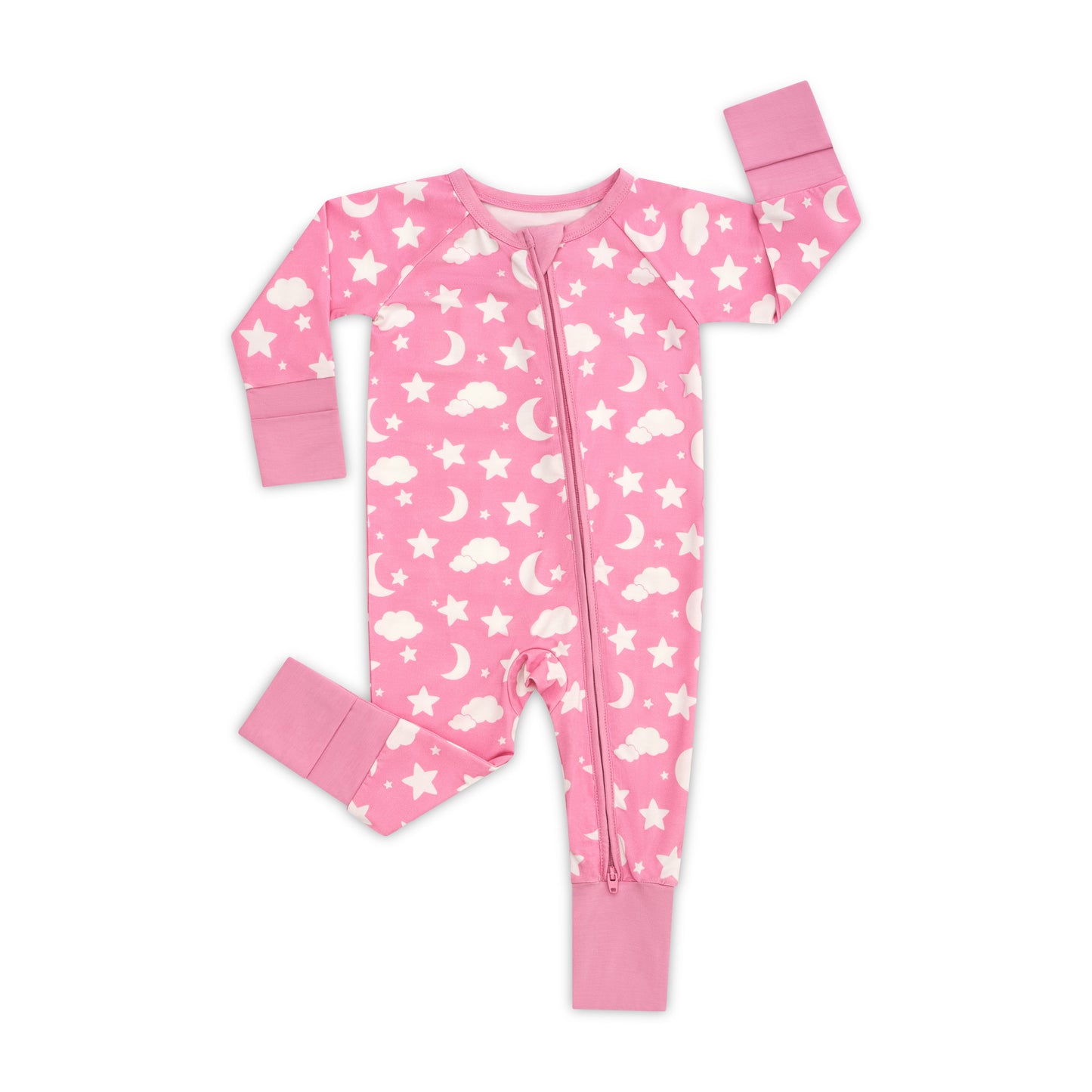 Bamboo Viscose Zipper Sleepsuit