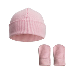 Baby Soft Knit Hat & Mitten Set