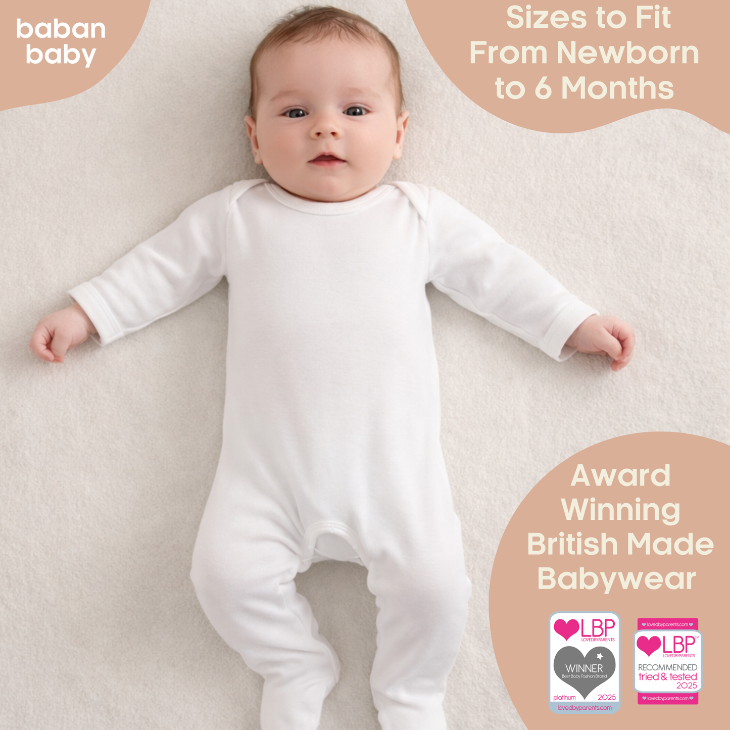 Baban Baby Plain Sleepsuit