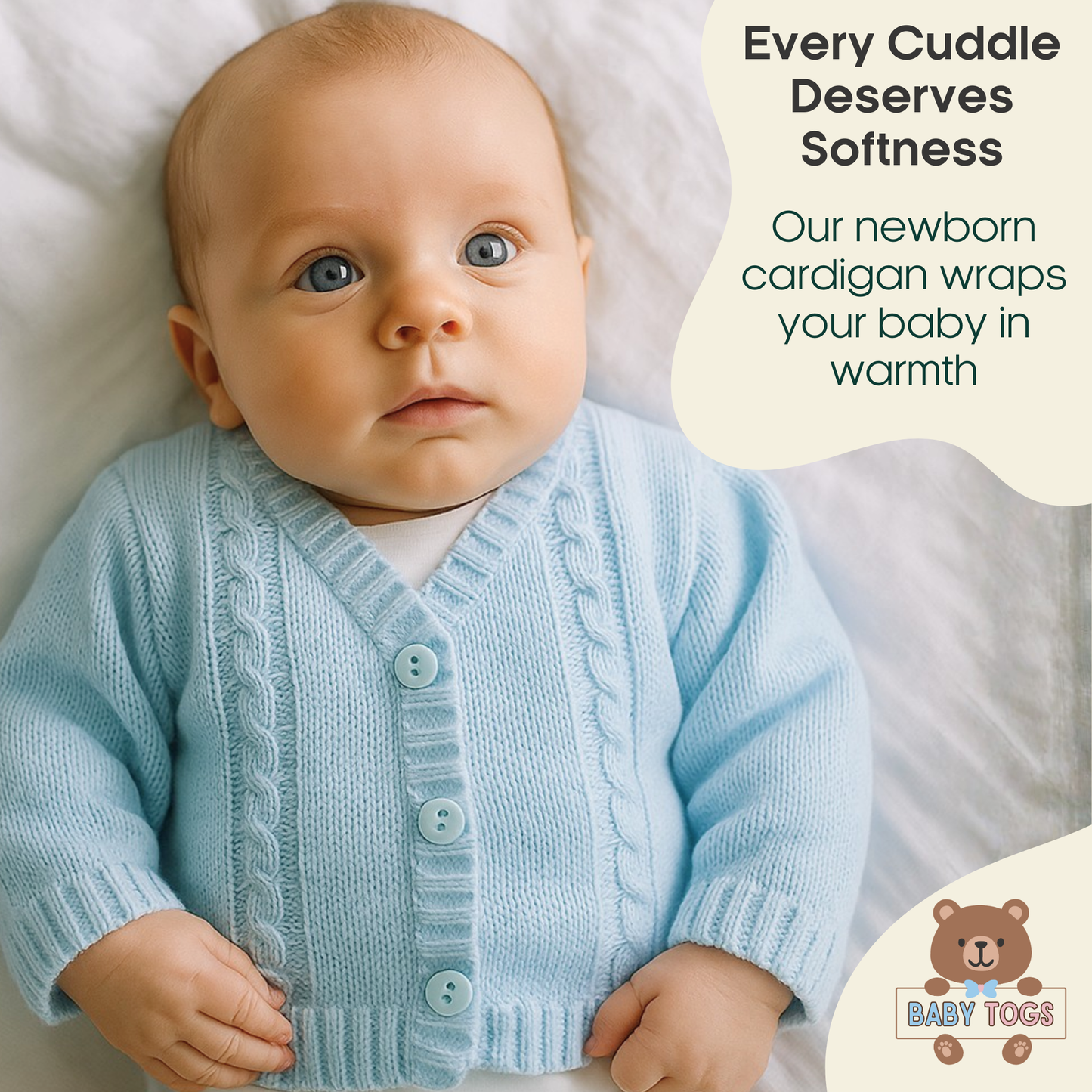 Baby Cable Knitted Cardigan