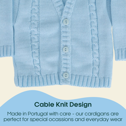 Baby Cable Knitted Cardigan