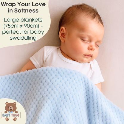 Baby Waffle Blanket - 2 Pack