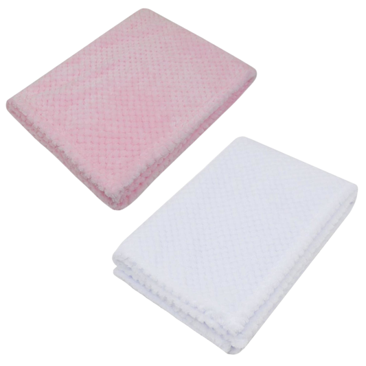 Baby Waffle Blanket - 2 Pack