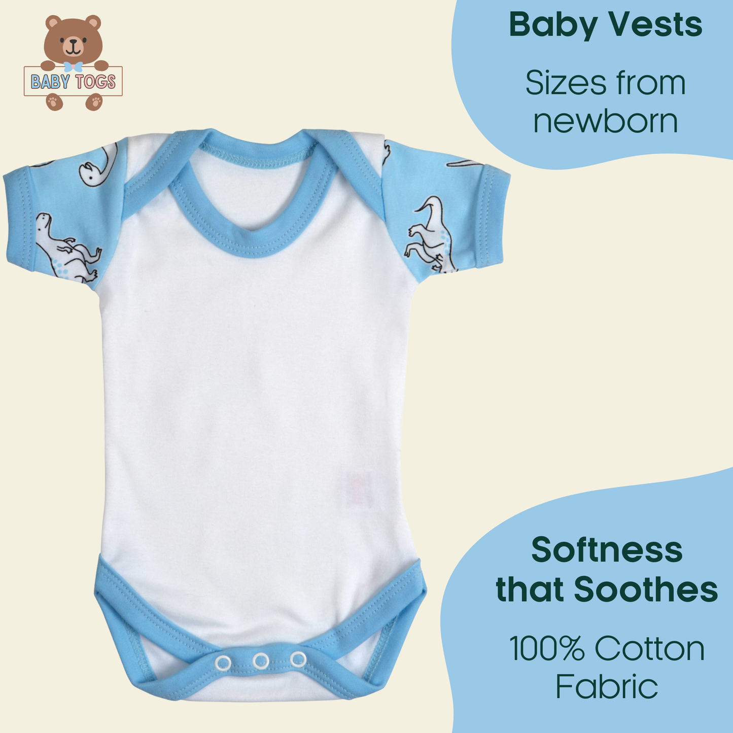 Baby Contrast Pattern Bodysuit