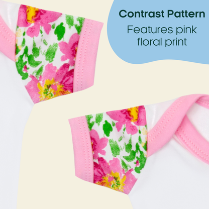 Baby Contrast Pattern Bodysuit