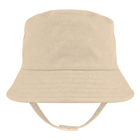 Cotton Bucket Hat with Chin Strap