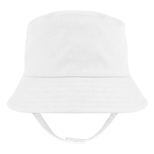 Cotton Bucket Hat with Chin Strap