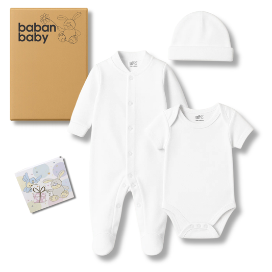 Baban Baby Clothing Gift Set - Letterbox Set with Card