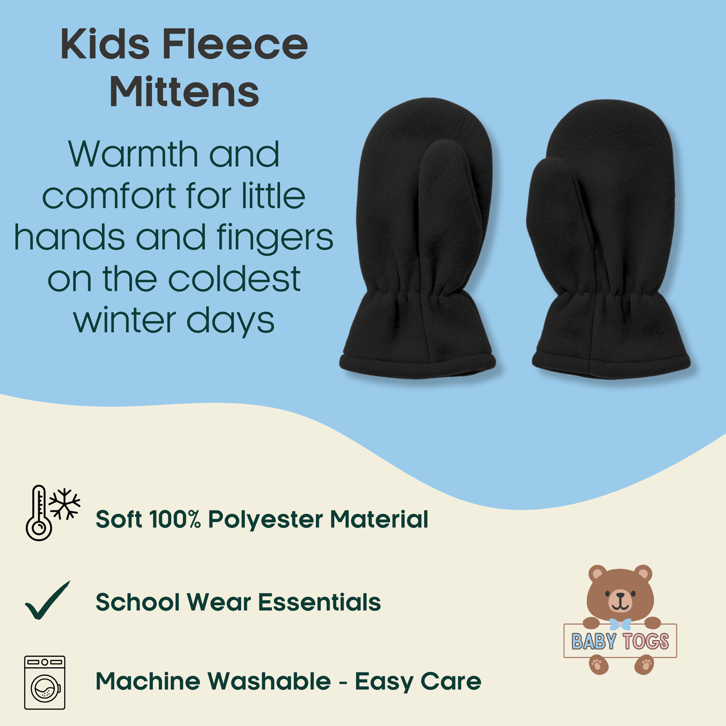 Toddler Fleece Mittens