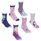 Novelty Cotton Rich Socks Kids (6 Pairs) - Various Designs Kids Size UK 6-8