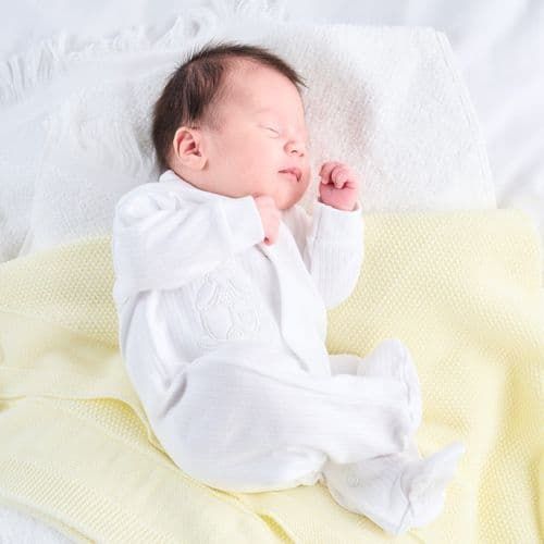 Premature Baby Ribbed Sleepsuit