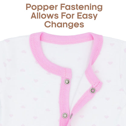 Baban Baby Premature Round Neck Sleepsuits - 2 Pack