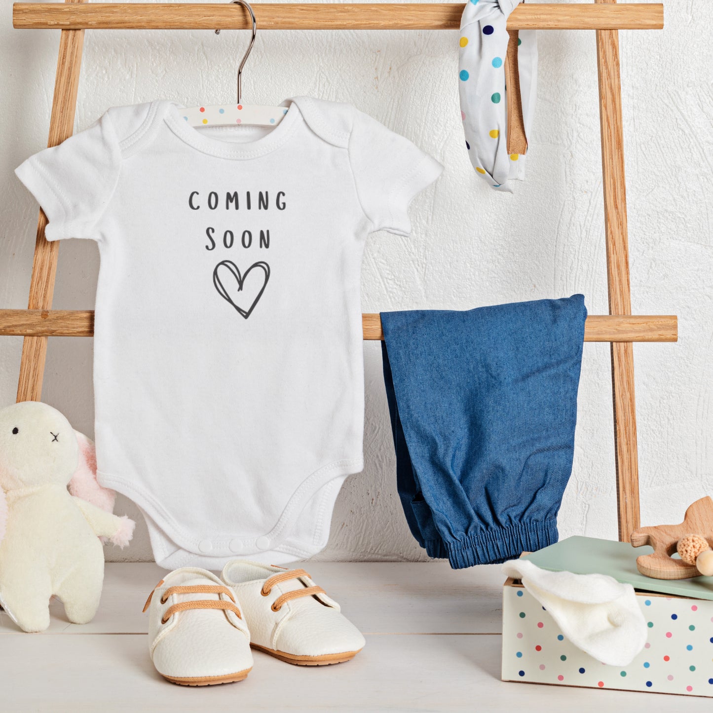 Pregnancy Announcement Bodysuit – Baby Reveal Gift for Dad & Grandparents