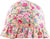 Girls Floral Cotton Sun Hat - 2 to 10 years.