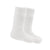 Baby Girls Knee High Socks, Pelerine Heart Pattern, 2 Pack - White