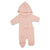 Tiny Baby Girls Hooded All-In-One - Pink 3-5 & 5-8lb