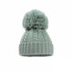 Cable Knit Pom Pom Bobble Hat 0-24 Months