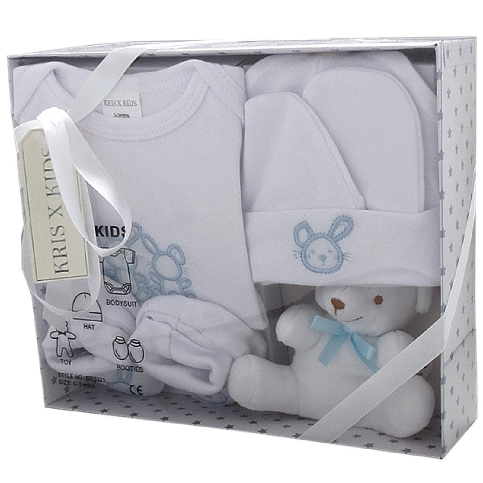 Baby Gift Box - 100% Cotton Clothing - Blue