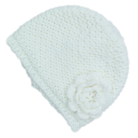 Girls Flower Beanie