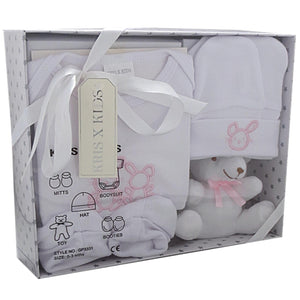 Baby Gift Box - 100% Cotton Clothing - Pink