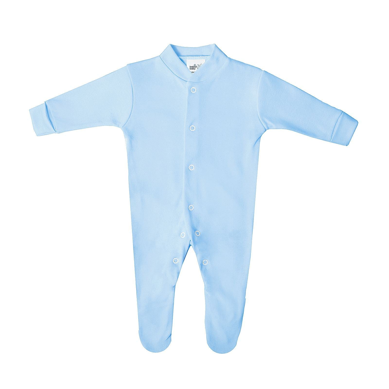 Premature Tiny Baby Boys Sleepsuits, Preemie Baby Grows, 2 Pack - Blue