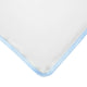 Baby Boys Wrap Blanket, Made in Britain, Pure Cotton - White & Blue