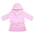 Baby Girls Hooded Dressing Gown - Fleece, Pink
