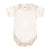 Baban Baby Bodysuits - 5 Pack - 100% Cotton, Made In Britain - Cream